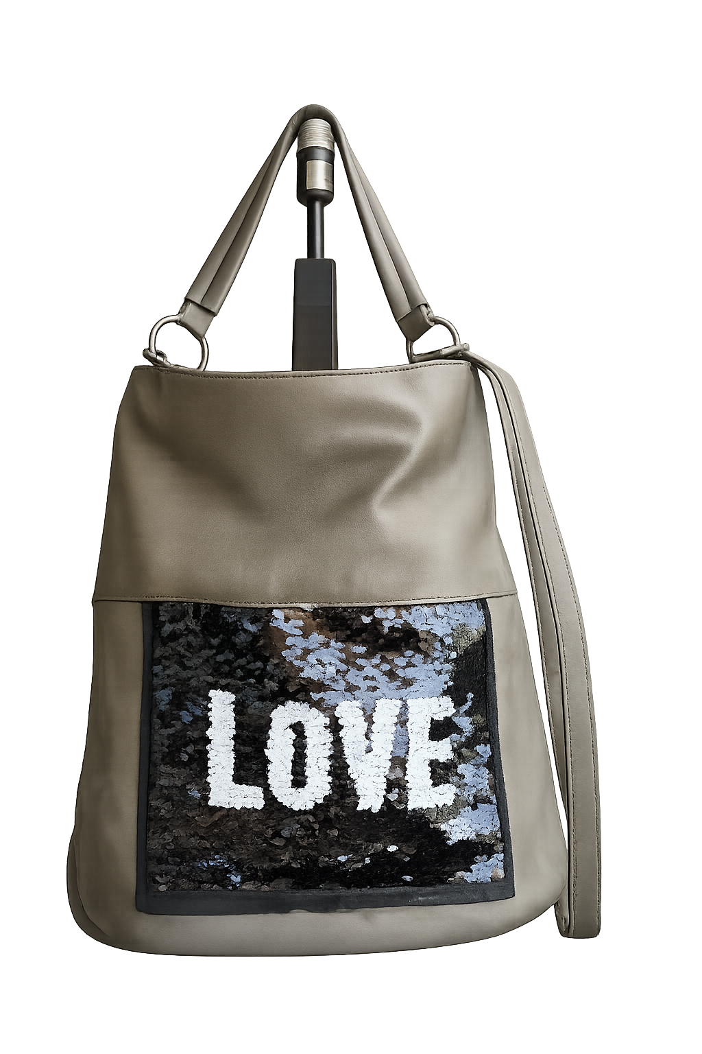 Bolso Tote LOVE Lentejuelas Personalizable! 💥