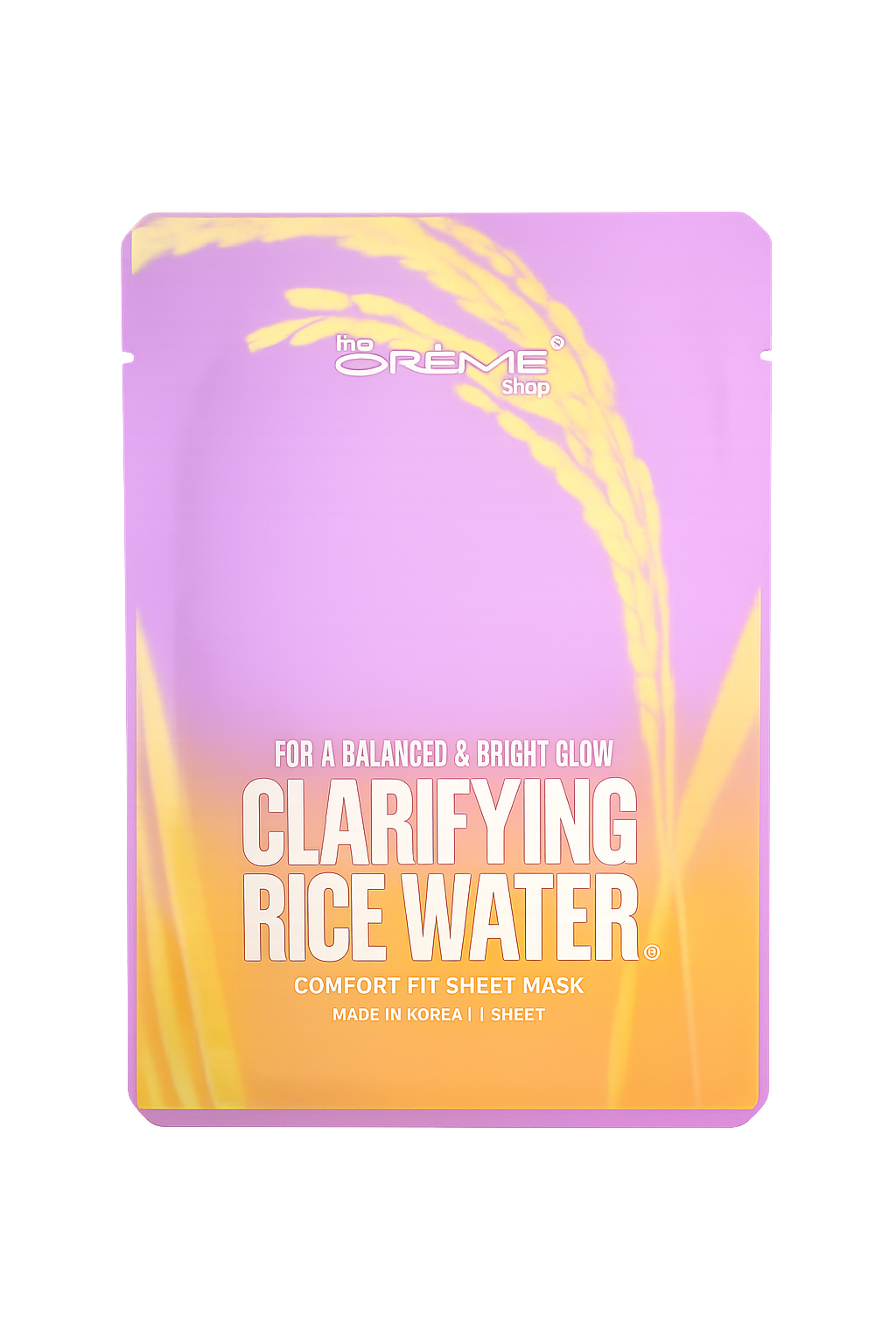 Clarifying Rice Water Mascarilla - Comfort Fit Sheet Mask