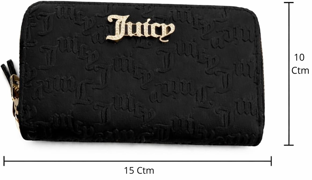 Juicy Couture Pep In Her Step - ORGANIZADOR doble con cierre portatarjetas