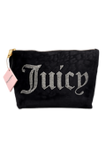 Juicy Couture Necesaire de terciopelo negro