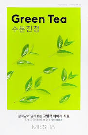 Mascarilla Facial MISSHA Airy Fit - Green Tea