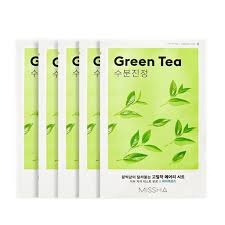 Mascarilla Facial MISSHA Airy Fit - Green Tea