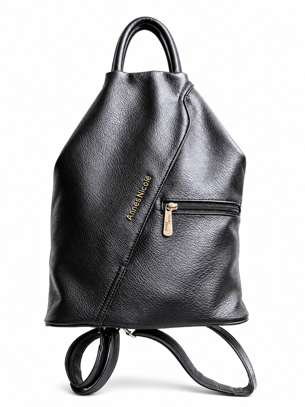 Mochila Convertible 3 en 1 Annes Nicole — Negro