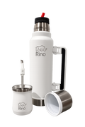 SET de Mate Plus de acero inoxidable con mate bombilla y tapón cebador