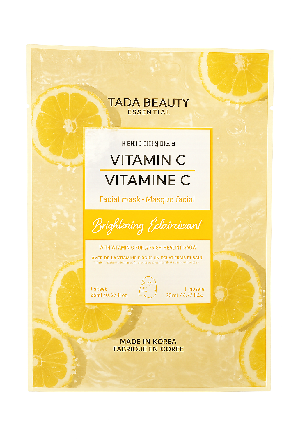 Vitamina C Sheet Mask - Brightening
